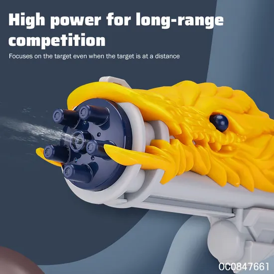 Water Park Shooting Games High Power Long Range Plastic Factory Kids Toy Wholesale High Pressure Water Gun for Children