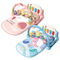 Hot Selling Foldable Musiscal Baby Pedal Piano Fitness Music Play Mat with Hanging Rattles