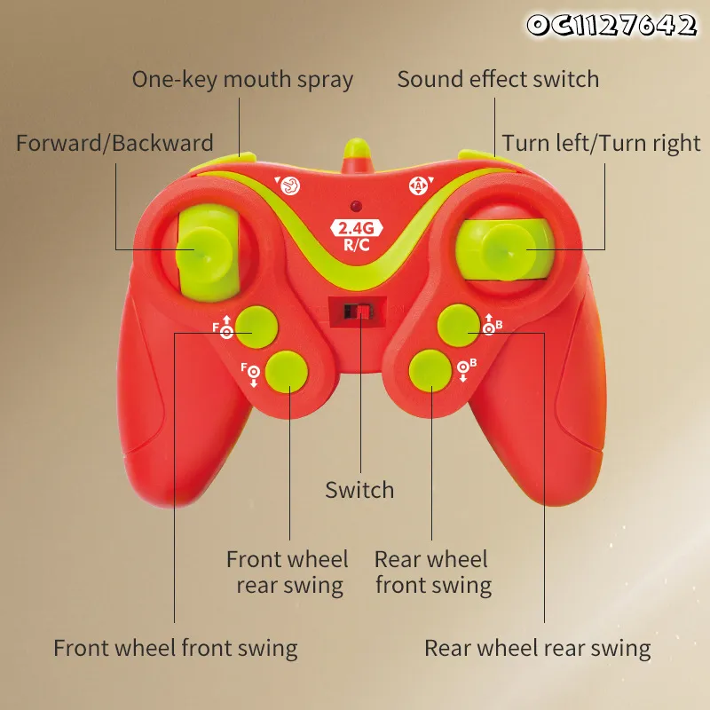 Wholesale Dinosaur RC Remote Control New Stunt Car Climbing Toy 360 Rotating