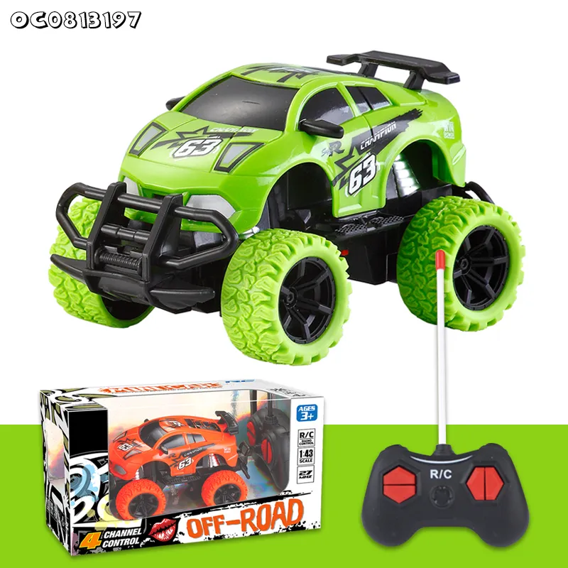 Wholesale Lighted up off Road Vehicle 1: 43 Stunt Model Kids Toy Cars