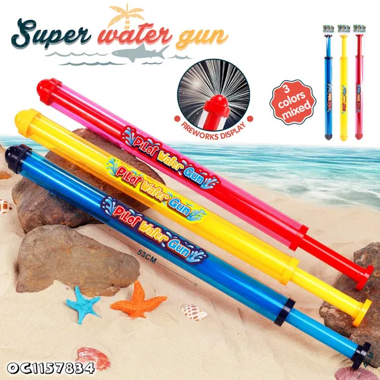 Summer Promotional Trendy Fireworks Water Gun Made in China Powerful Water Spray High Pressure Pump Toy Water Gun for Kids