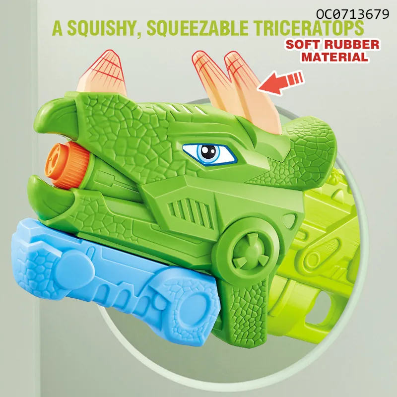 Summer Pool Plastic Dinosaur Shape Wholesale Most Powerful Strongest Water Spray High Pressure Pump Toy Water Guns for Children