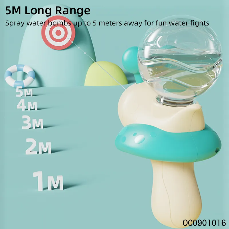 Cartoon Snail Animal Shape Plastic Wholesale Electric Automatic Spray Long Range Water Guns Toys for Kids