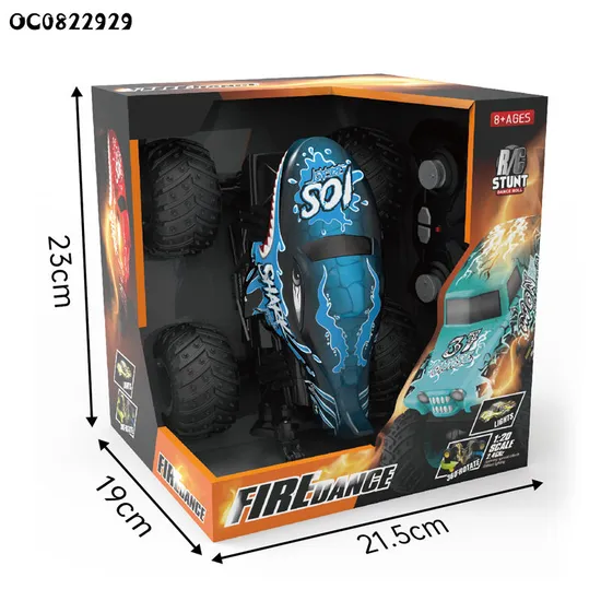 Wholesale Drift Remote Control Shark Stunt Toy 360 Rotation Car with Light Music