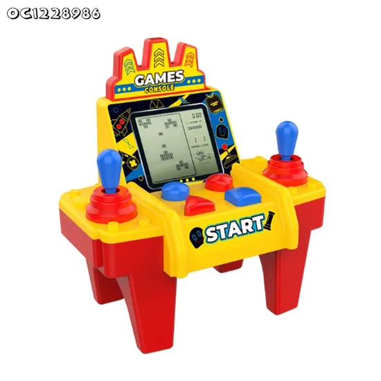2 Players Interactive Custom Design Children Educational DIY Toys and Hand Held Games Console for Kids Ages 6-12 Boys