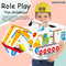 DIY Kid Crafts Art Color Your Own Doodle 3D Puzzle Cardboard Toys Paper Excavator