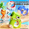 Summer Items Hot Selling Birthday Gifts Dinosaur Bubbles Blower Machine Outdoor Cartoon Bubble Gun Toy for Kids Rechargeable