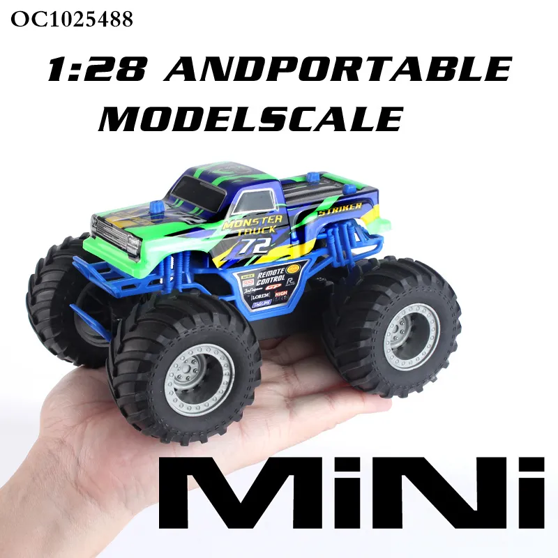 Model Stunt Rolling Car 1: 28 Scale 4WD Mini RC off Road Car