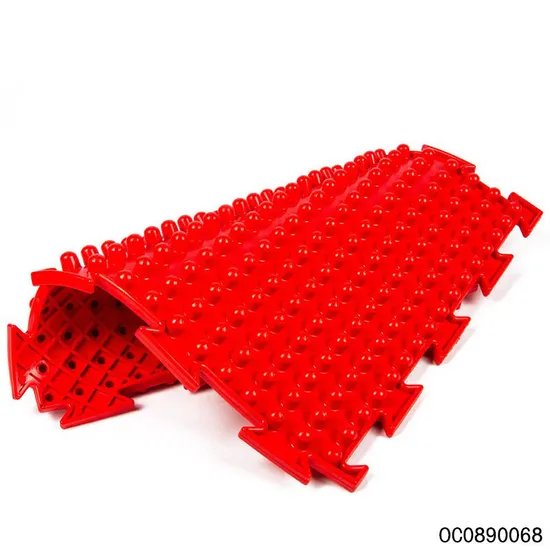 Wholesale 8PCS Different Color Funny Flooring Portable Foot Pressure Plate Massager Mat