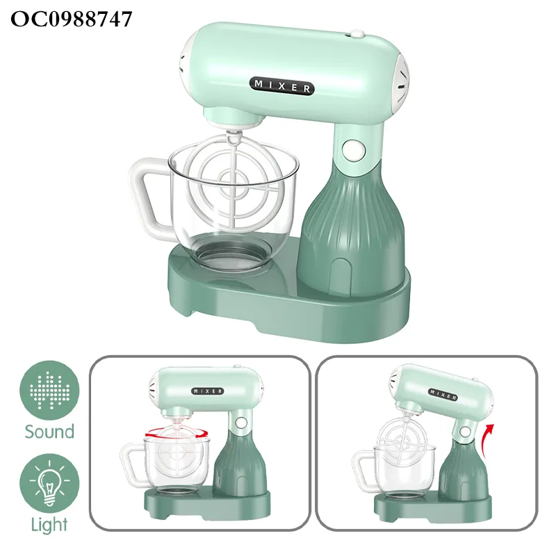 Pretend Play Preschool Toy Plastic Home Appliance Kitchen Funny Juicer Machine Toy Blender