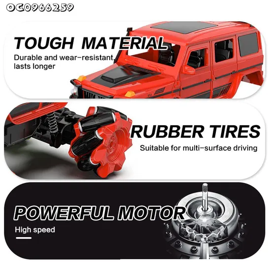 Wholesale 1: 16 Scale Remote Control Model off Road Toys Race Game RC Drift Car with Light