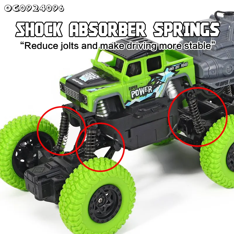 Remote Control off Road Vehicle Toys 6 Wheel RC Drift Hobby Grade Car for Kid