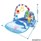 Non-Toxic Cotton Play Gym Crawling Mat Hanging Rattles & Musical Piano Soft Safety Training Play Mat