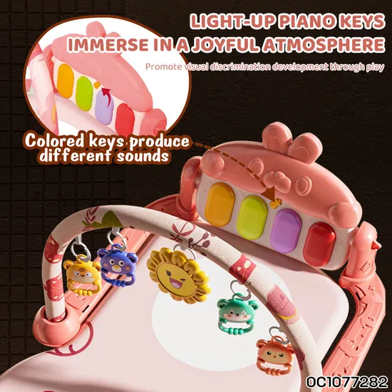 Non Toxic Soft Safe Musical Piano New Born Baby Training Activity Creative Mat Gym Play Mat for Baby Fitness Game