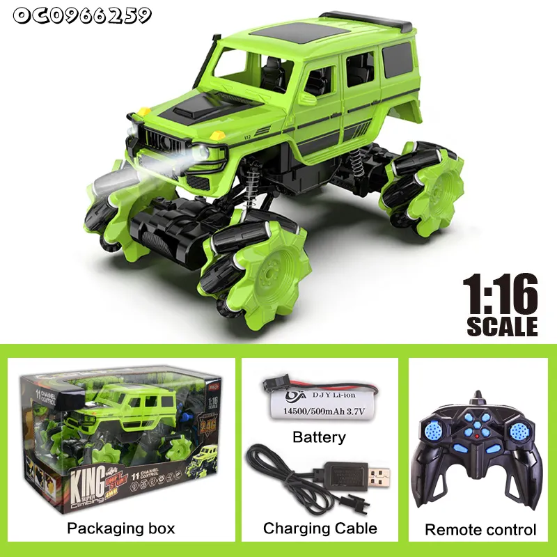 Wholesale 1: 16 Scale Remote Control Model off Road Toys Race Game RC Drift Car with Light