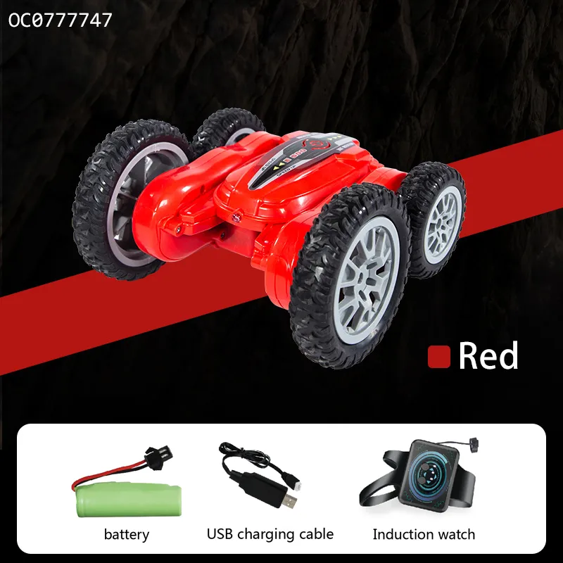 Low Price Kids Remote 4WD Watch Control RC Stunt Car 360 Rotating Toys Car