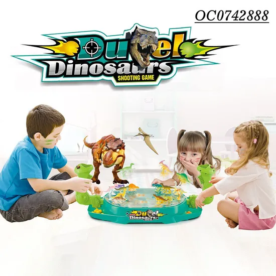 Ejection Beads Educational Interactive Play Fun Dinosaurs Battle Board Game Toy