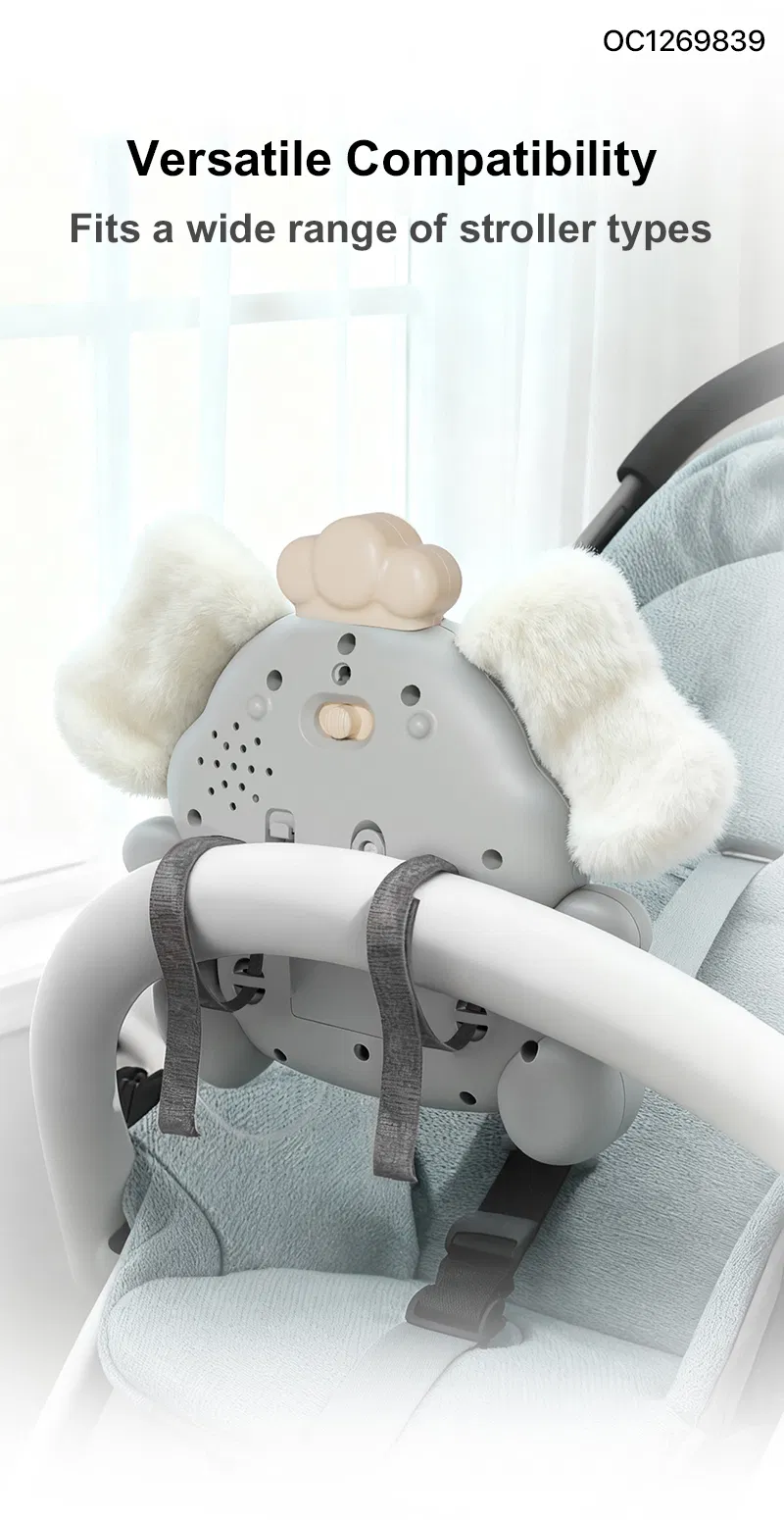 Trending Products 2026 New Arrival Baby Stuffed Animal Hanging Musical Sound Electronic Piano with Teether Soft Plush Rattle Toy