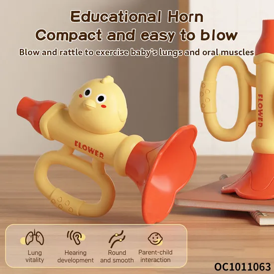 Wholesale Funny Cheap Trending Kid Mini Cheap Plastic Musical Instrument Trumpet Toy for Children Wholesale