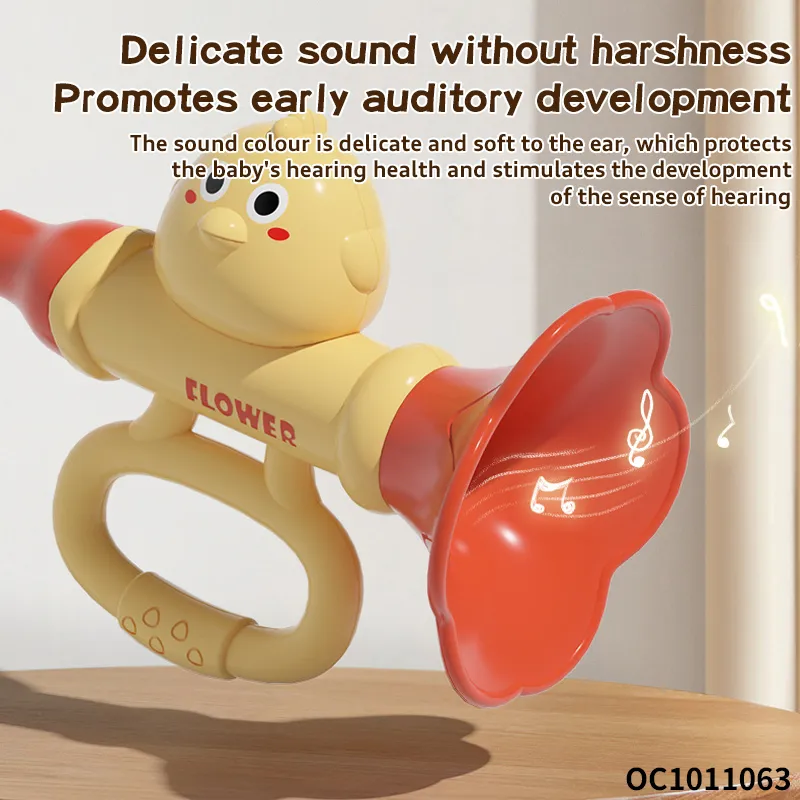 Wholesale Funny Cheap Trending Kid Mini Cheap Plastic Musical Instrument Trumpet Toy for Children Wholesale