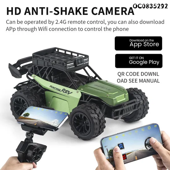 off Road RC Car Toys with HD Anti Shake Camera for Adults with High Speed off Road Car Toys