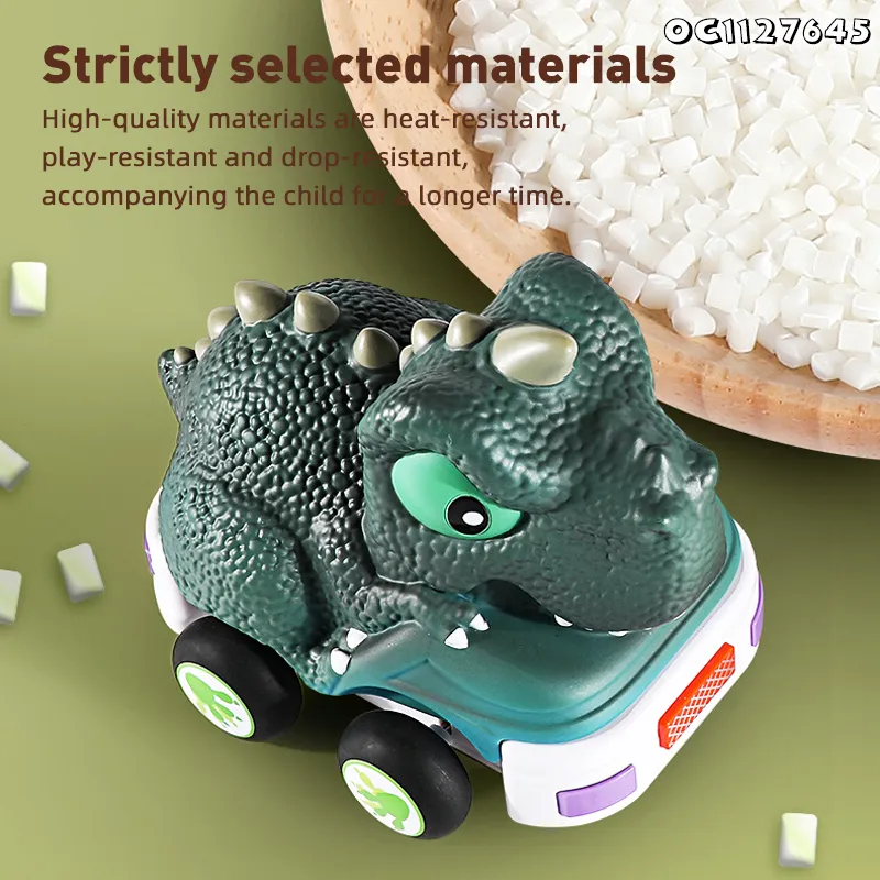 Wholesale Rubber Wheels Soft Plastic Remote Control RC Dinosaur Car Toy for Kids
