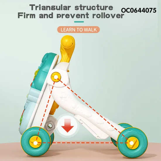Educational Musical Custom Electric Multifunction Wholesale Designed Kids Infant Baby Walker with Wheels