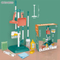 Household Cleaning Tools Accessories Plastic Kid Role Play Children Montessori Cleaning Toys with Simulation Broom and Mop