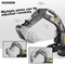 17 Channels Mini Plastic Remote Control Excavator RC Vehicle Educational Toy for Kids