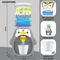 Wholesale Cartoon Penguin Design Mini Water Dispenser Children's Mini Plastic Kitchen Toy for Kids