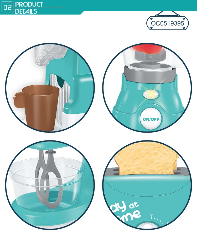 Wholesale Mini Household Home Children's Plastic Kitchen Tool Pretend Play Set Toys