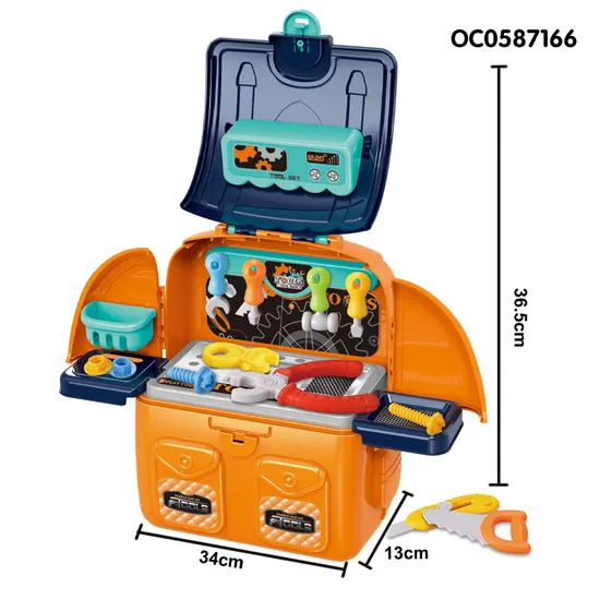 Boys Backpack Construction Repair Tool Play Set Toys for Kids No Reviews Yet