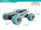 Wholesale Four Wheel Drive Electric High Speed Wholesale 1/14 Scale Remote Control RC Car