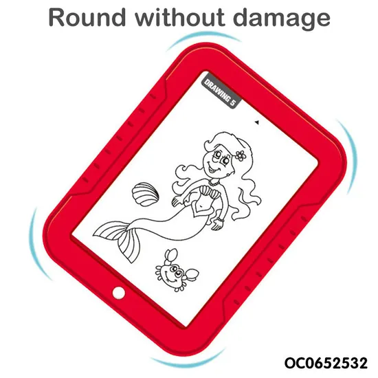 Wholesale Magnetic Kids Electronic 8 Colour Lights Children LCD Writing and Drawing Board