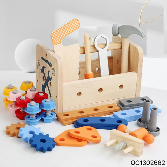 Little Engineer Kids Assembly DIY Montessori Tool Box Kid Hands on Early Learning Screw Set and Nuts Plastic 2026 Assembling Tool Toy
