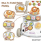Wholesale Designed Plastic Musical Cartoon Montessori Toy High Quality Educational Standing Baby Walkers with Wheels