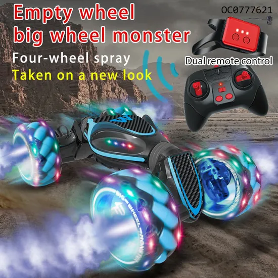 Spray Mist Watch Gesture Sensing Remote Control Twist Drift off Road RC Stunting Car Toy