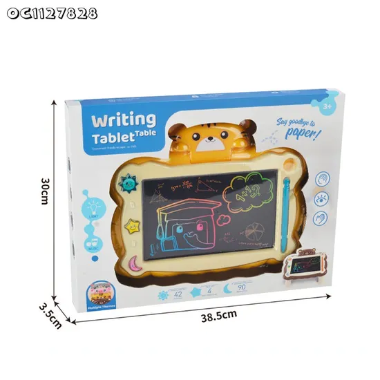 Wholesale Educational Cartoon Tiger Light up Graphic Drawing Table Doodle Graffiti Writing Drawing Tool Electronic Board Toys