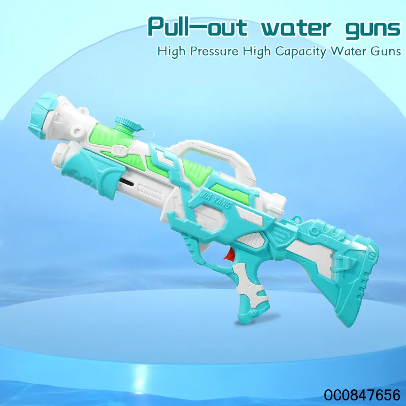 Powerful High Pressure Water Gun Kids Plastic Big Size Water Gun for Summer Shooting Game