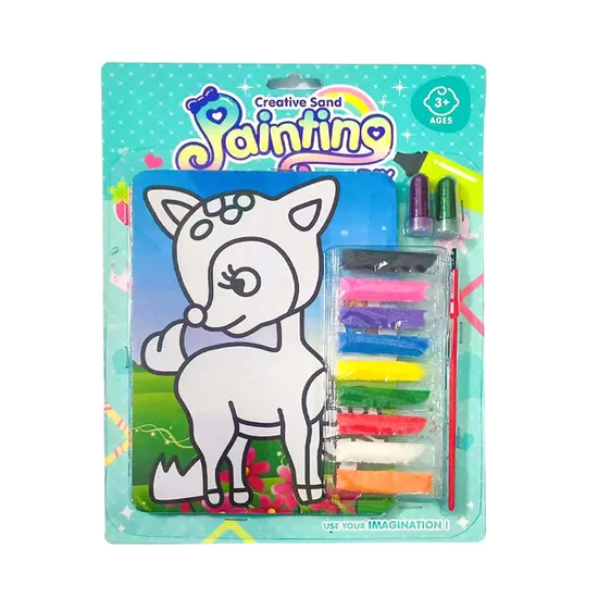 Kids Learning Resources Educational Toys Painting Colored Sand Kids Handmade Popular DIY Toys