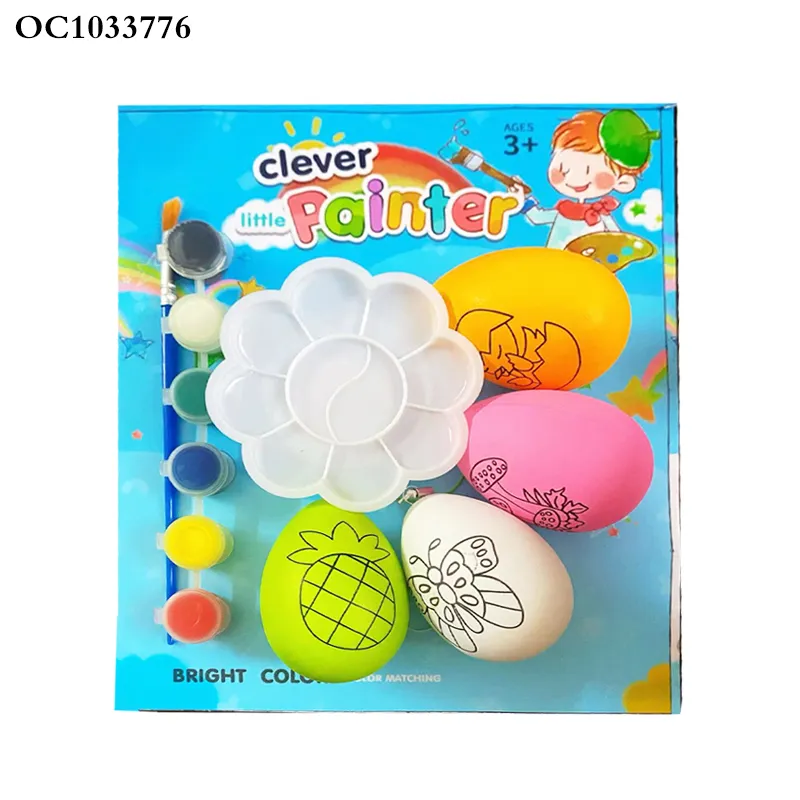 DIY Educational Easter Egg Painting Coloring Kit Wholesale Montessori Educational Toy for Kids