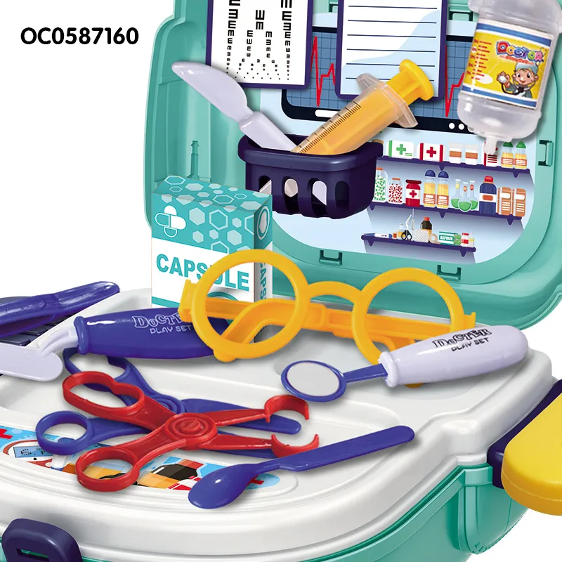 Montessori Kids Pretend Play Medicine Box Children Interactive Creative Hospital Doctor Toys Set