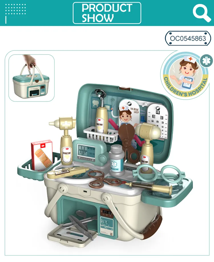 Toys Pretend Play Games Dentist Educational Montessori Interactive Hospital Creative Doctor Set for Kids