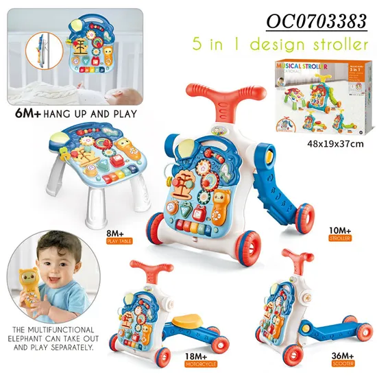 Best Baby Walker Manufacturer Seller Wholesale Designed Baby Learning Musical Walker with Wheels