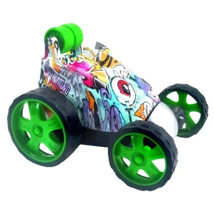 Wholesale Plastic Graffiti Car 4 Wheels High Speed Rotate Stunt Remote Control RC Car