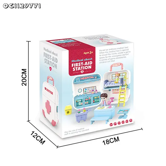 New Educational Plastic Role Play Toy Set Doctor Set for Kids