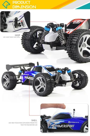 Wholesale SUV High Speed Red Blue Item 1: 18 Racing off Road Toy RC Car for Kids