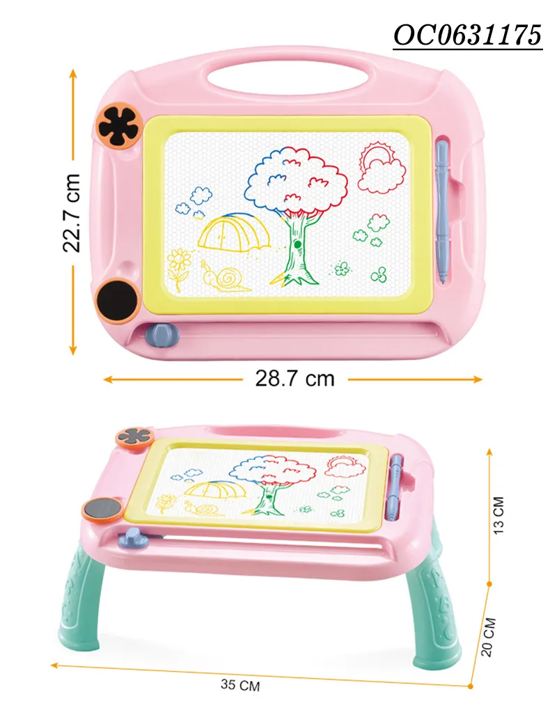 Kids Children Intelligent Magnetic Educational DIY Wholesale Magnetic Writing Drawing Board