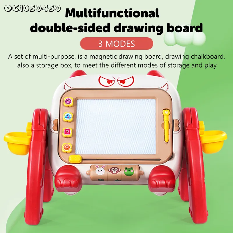 Montessori Educational and Interactive Children Kids Erasable Amazing Toys Wholesale Magnetic Drawing and Writing Board for Children