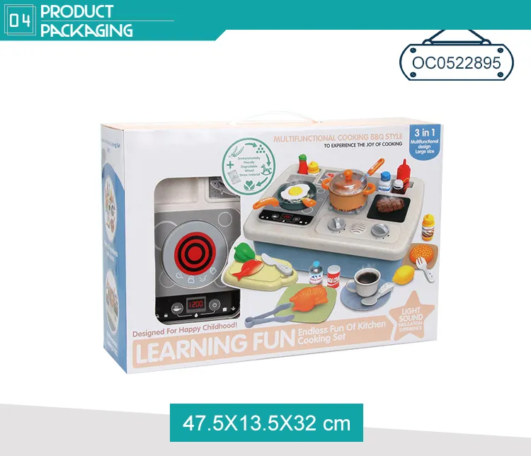 Wholesale Mini Simulation Cooking Kitchen Pretend Role Play Toys Set for Kids